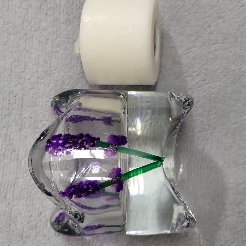 NWT Votive Candle Holder, Candle, and Bag ~ Unscented - Picture 4 of 11